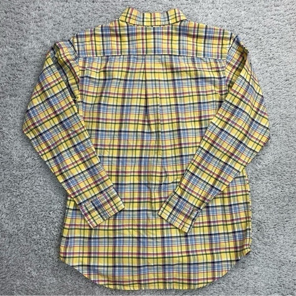 Ralph Lauren Shirt Boys 18 Classic Plaid Button Up Easter Holiday Party Pictures - Picture 5 of 5